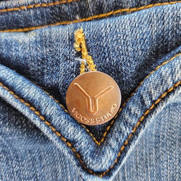 SIZE 29 7/8 *Vigoss Studio Jeans Boot Cut, Flap Pocket - Picture 8 of 13